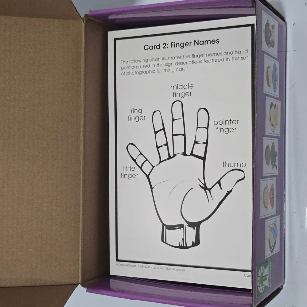 Key Education Let's Learn Sign Language 160 Flash Cards PK-2 KE-845046 ASL PK-2